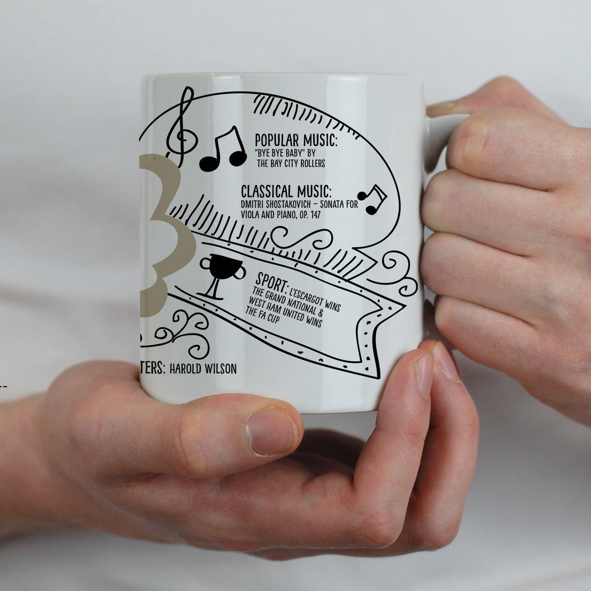 50th Birthday Gifts For Women Men,Back In 1975&Recipe For A Happy