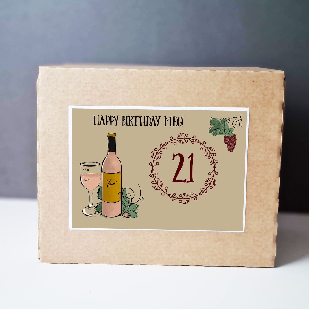 21st birthday gift free UK shipping