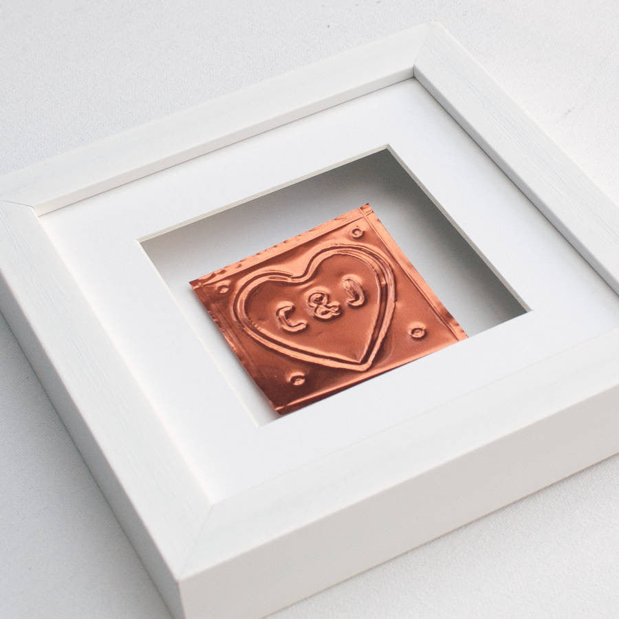 Wedding Anniversary Copper Heart - Afewhometruths