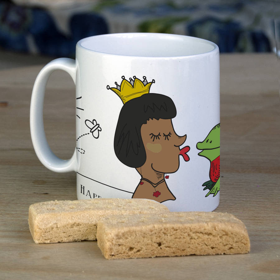 Fairytale Couple Personalised Engagement Mug - Afewhometruths