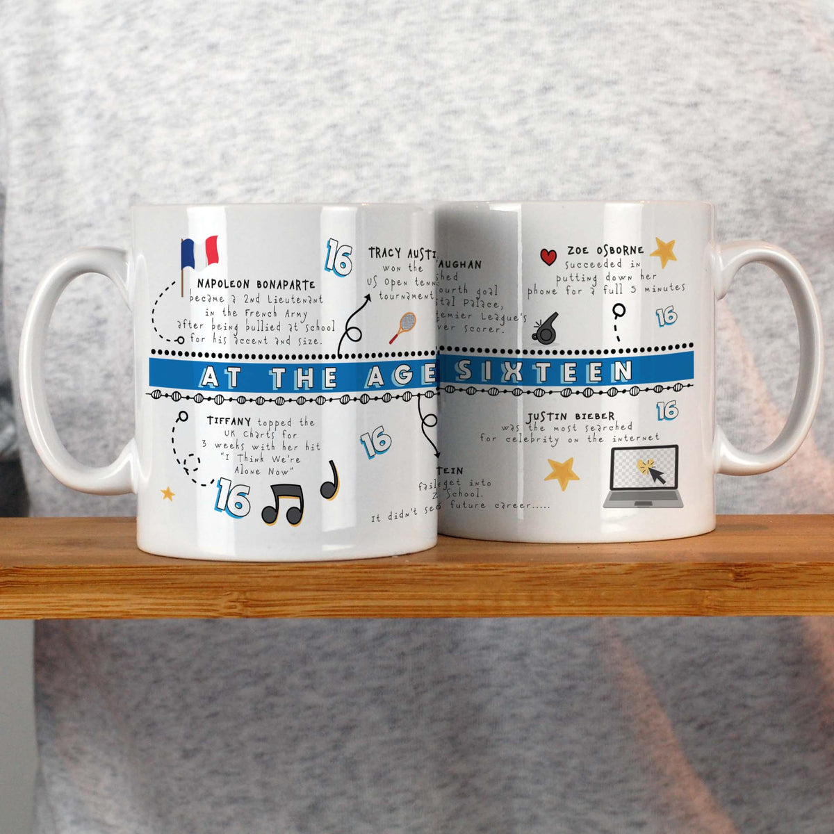 16th birthday achievements mug