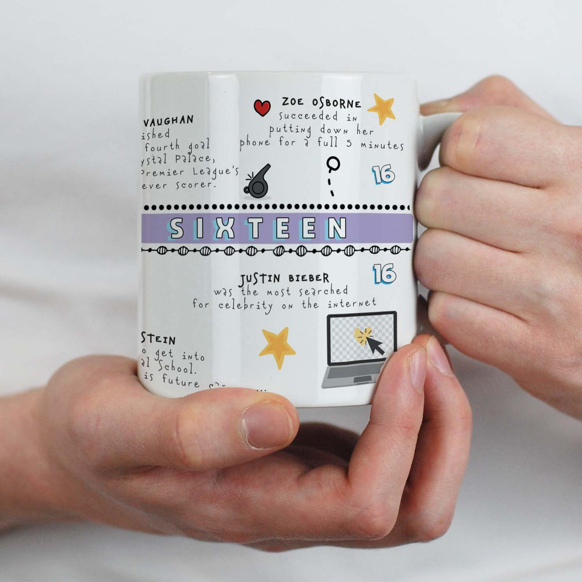 16th birthday achievements mug