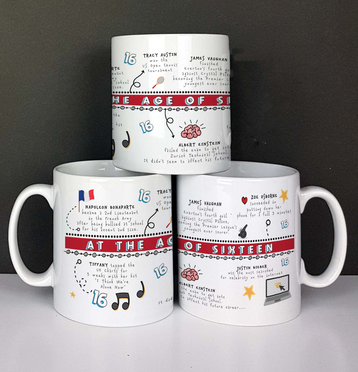16th birthday achievements mug