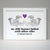 1st Anniversary Lobster Personalised Print - Afewhometruths