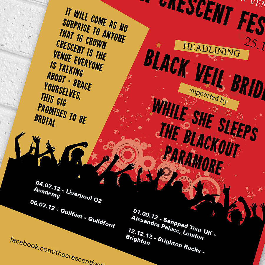 Personalised Music Gig Poster - Afewhometruths