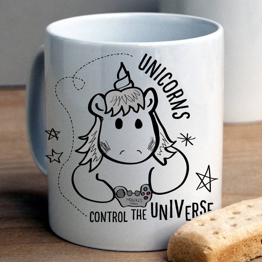 Unicorns Control The Universe Mug - Afewhometruths