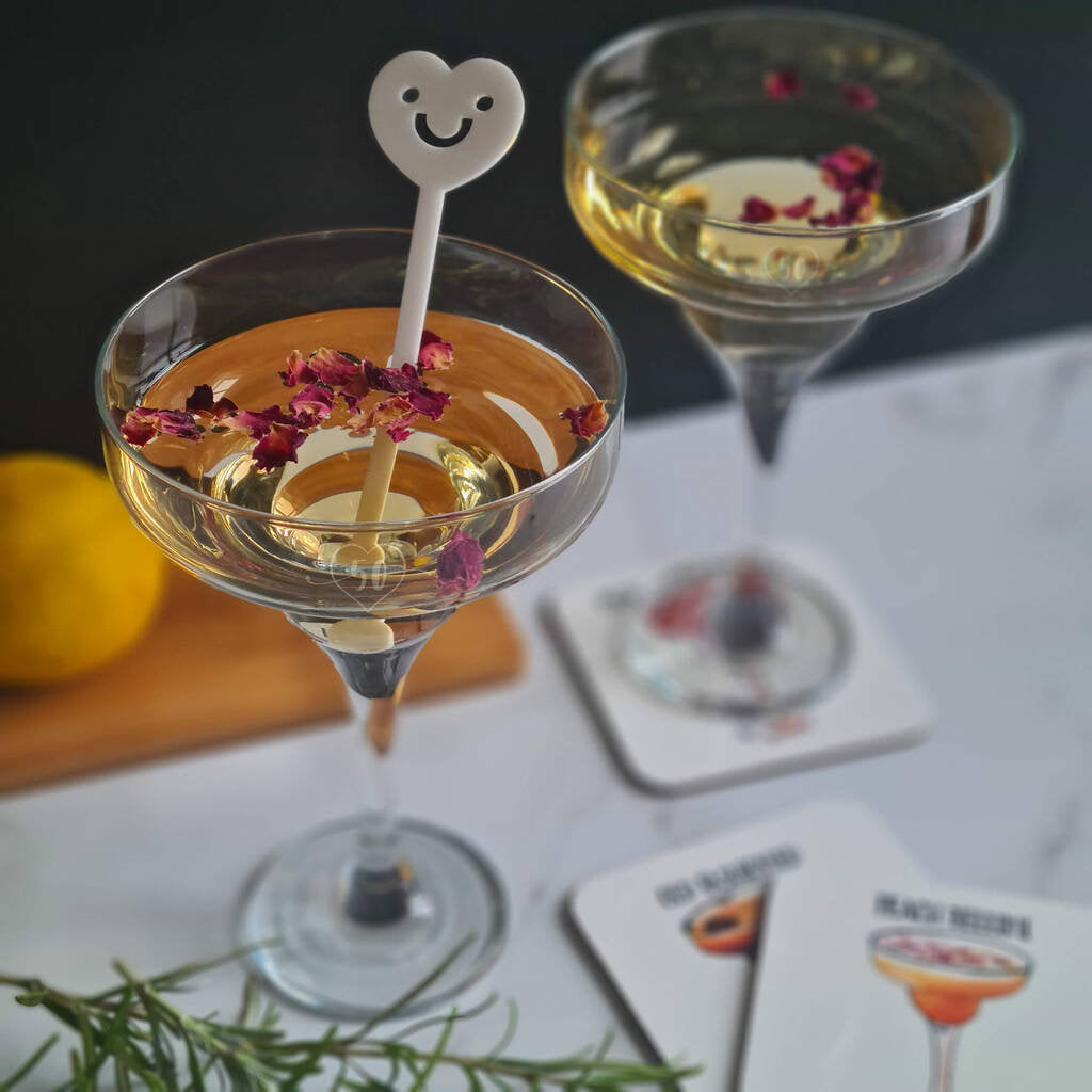 50th birthday cocktail glass