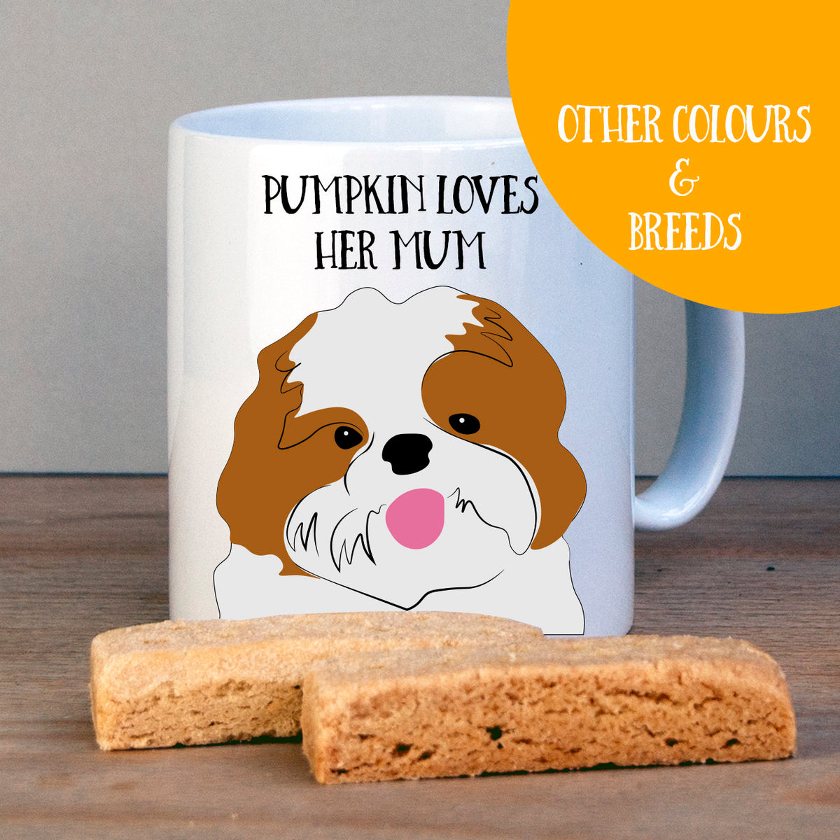 Shih Tzu Mug for Dog Lover Personalised Gift Afewhometruths