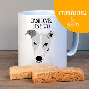 Personalised Greyhound Gifts Greyhound Mug for Dog Lover