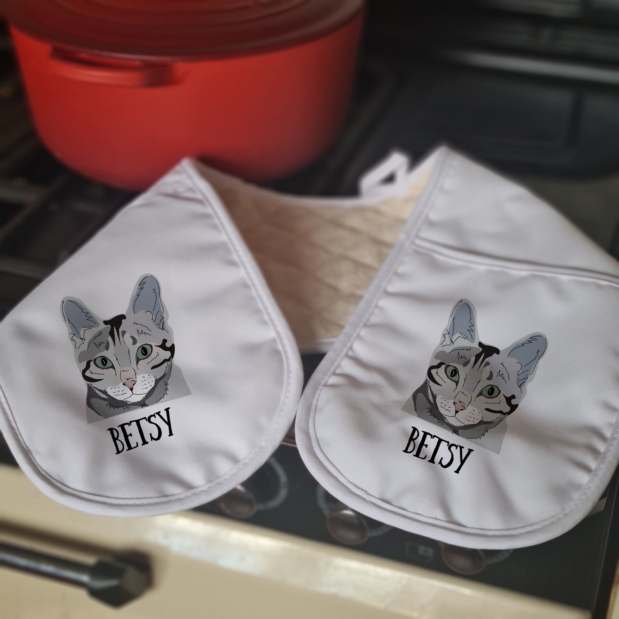 cat oven gloves