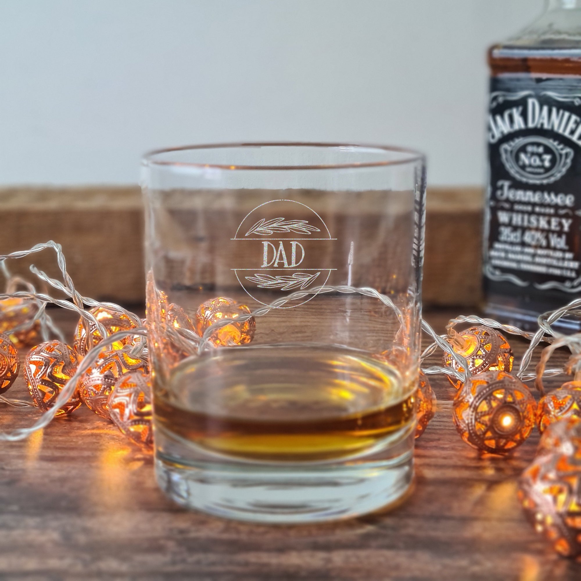 personalised whisky glass for dad