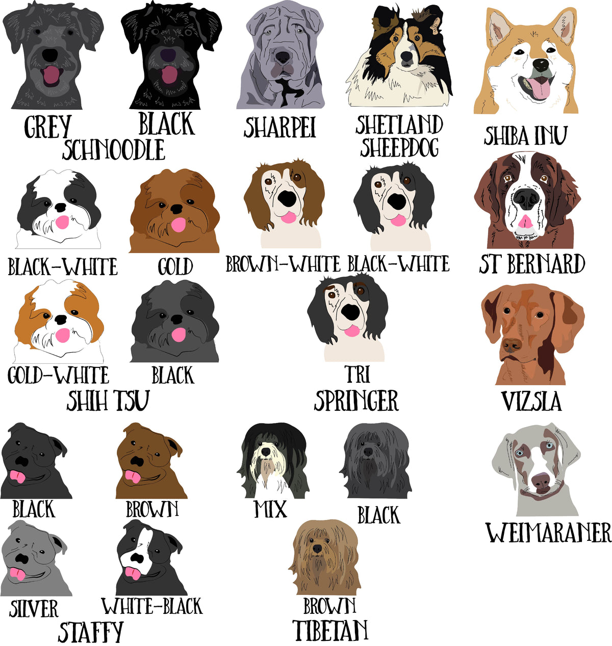 Personalised Dog Tea Towel Gift
