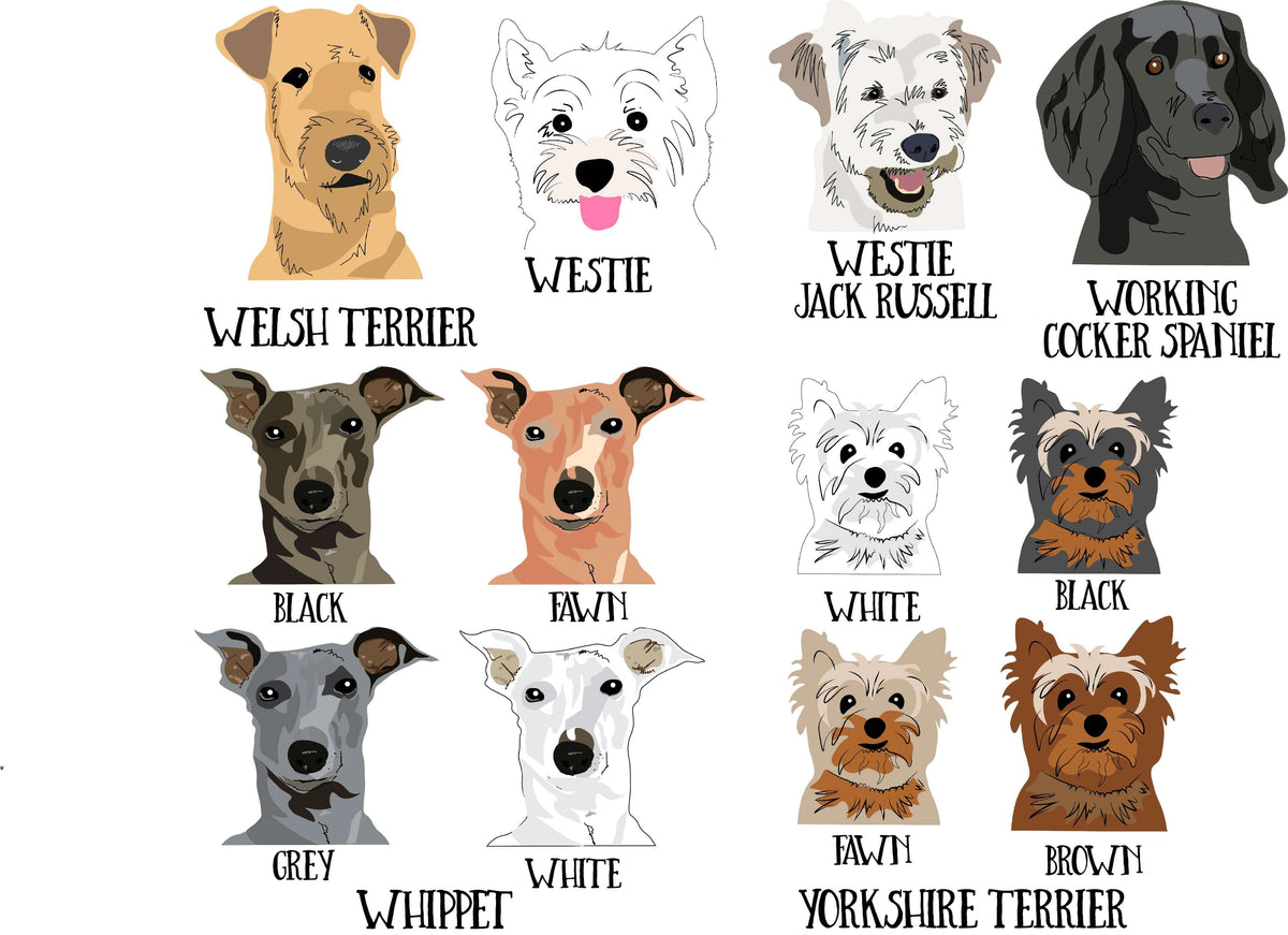 Personalised Dog Lover Gift Mug - multiple breeds