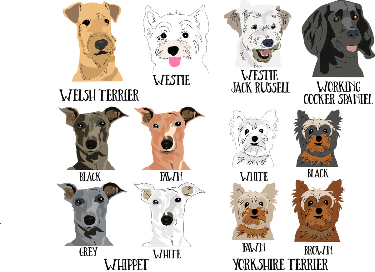 Personalised Dog Tea Towel Gift