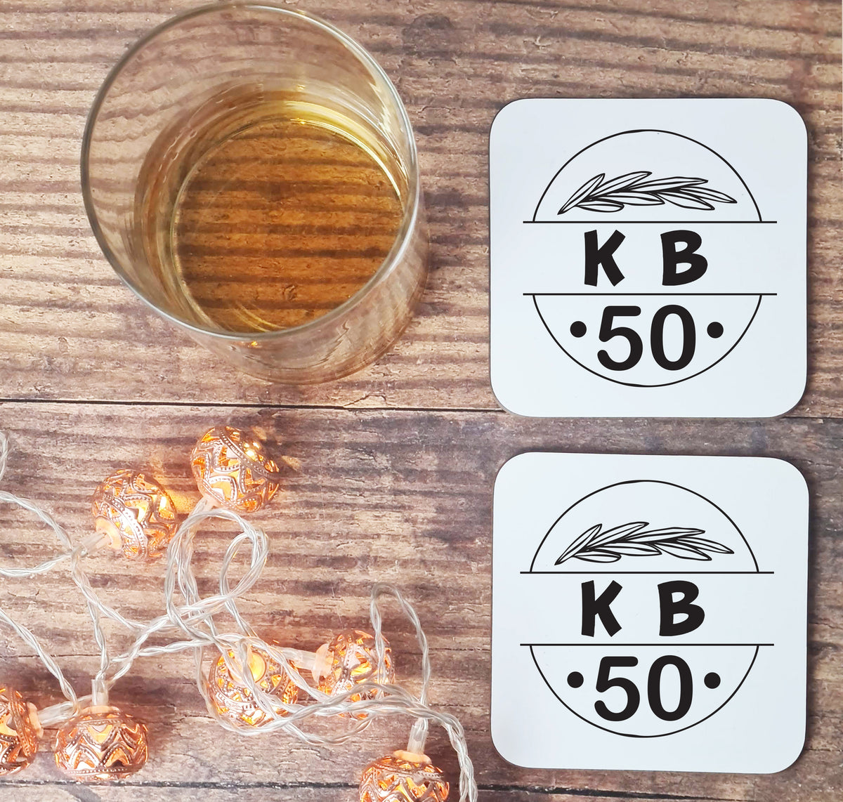 50th birthday whisky glass