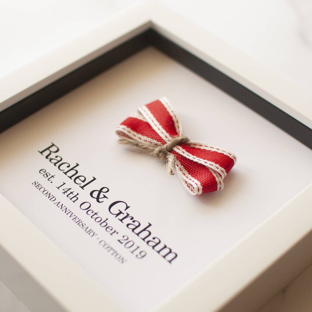 Personalised 2nd anniversary gift