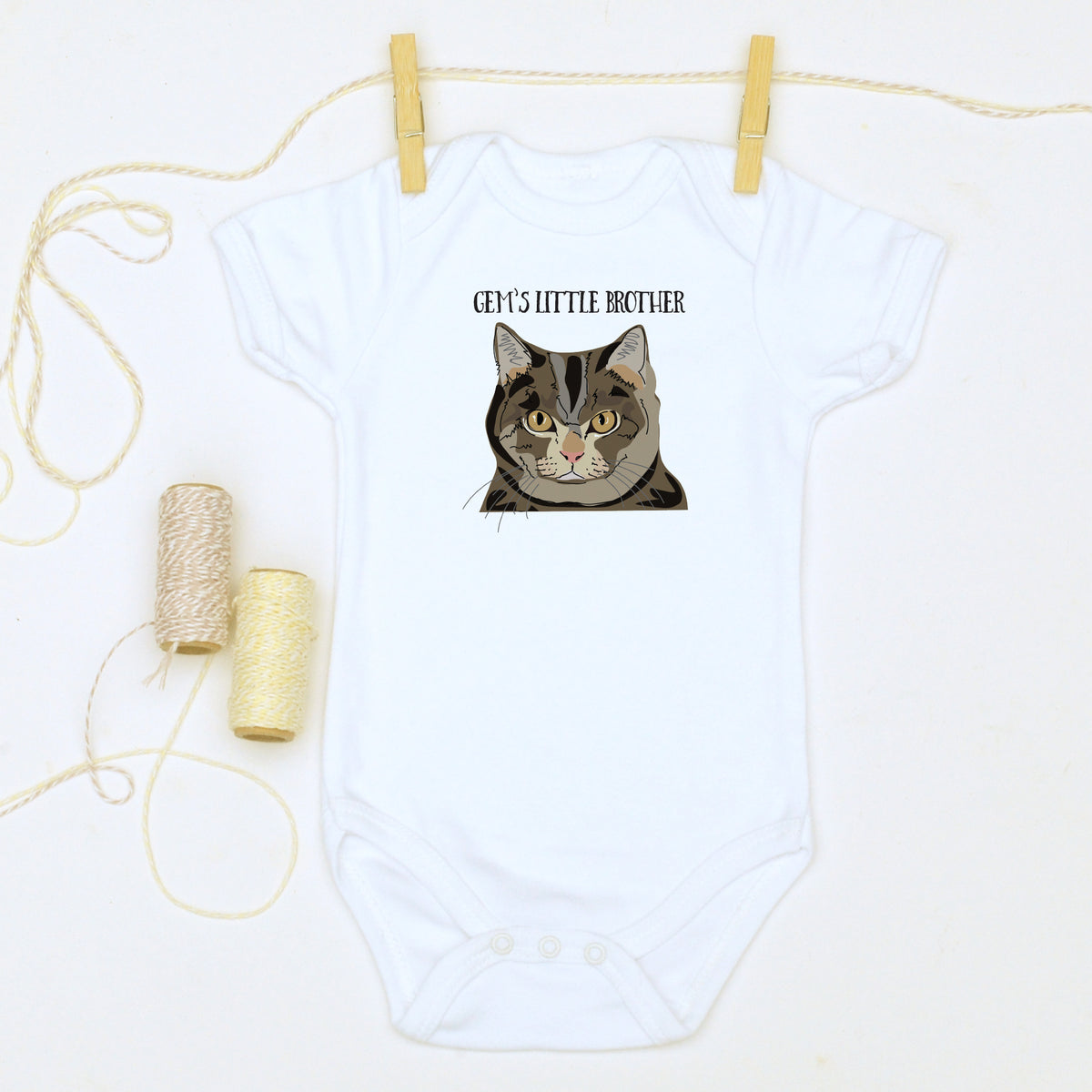 Cat in baby grow sale
