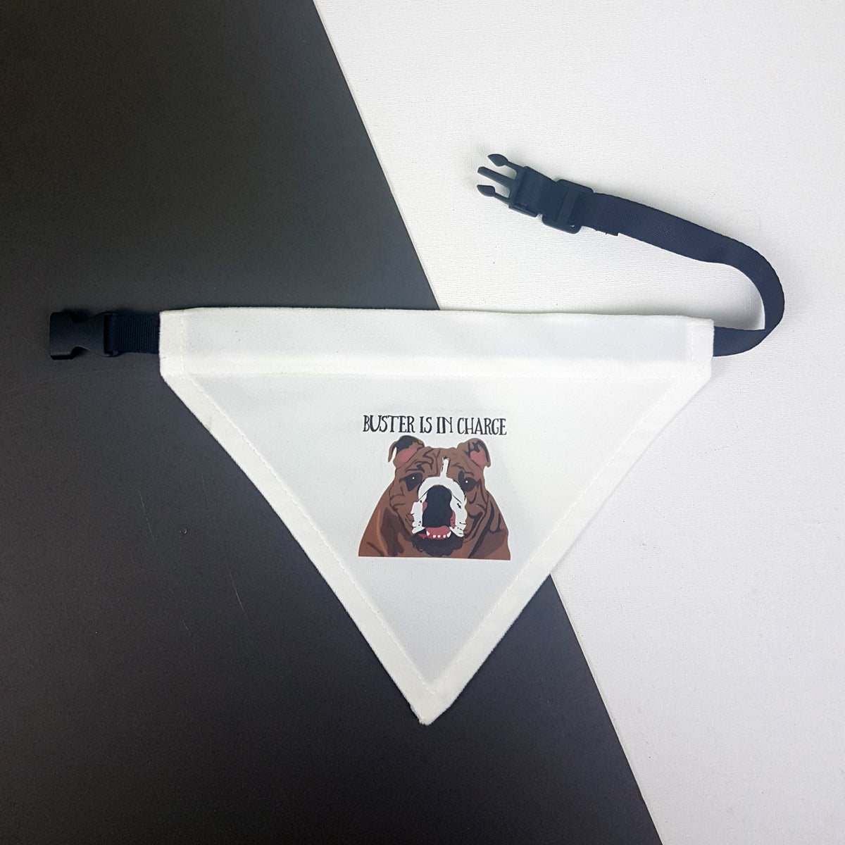 Personalised Dog Bandana Neckerchief - Afewhometruths