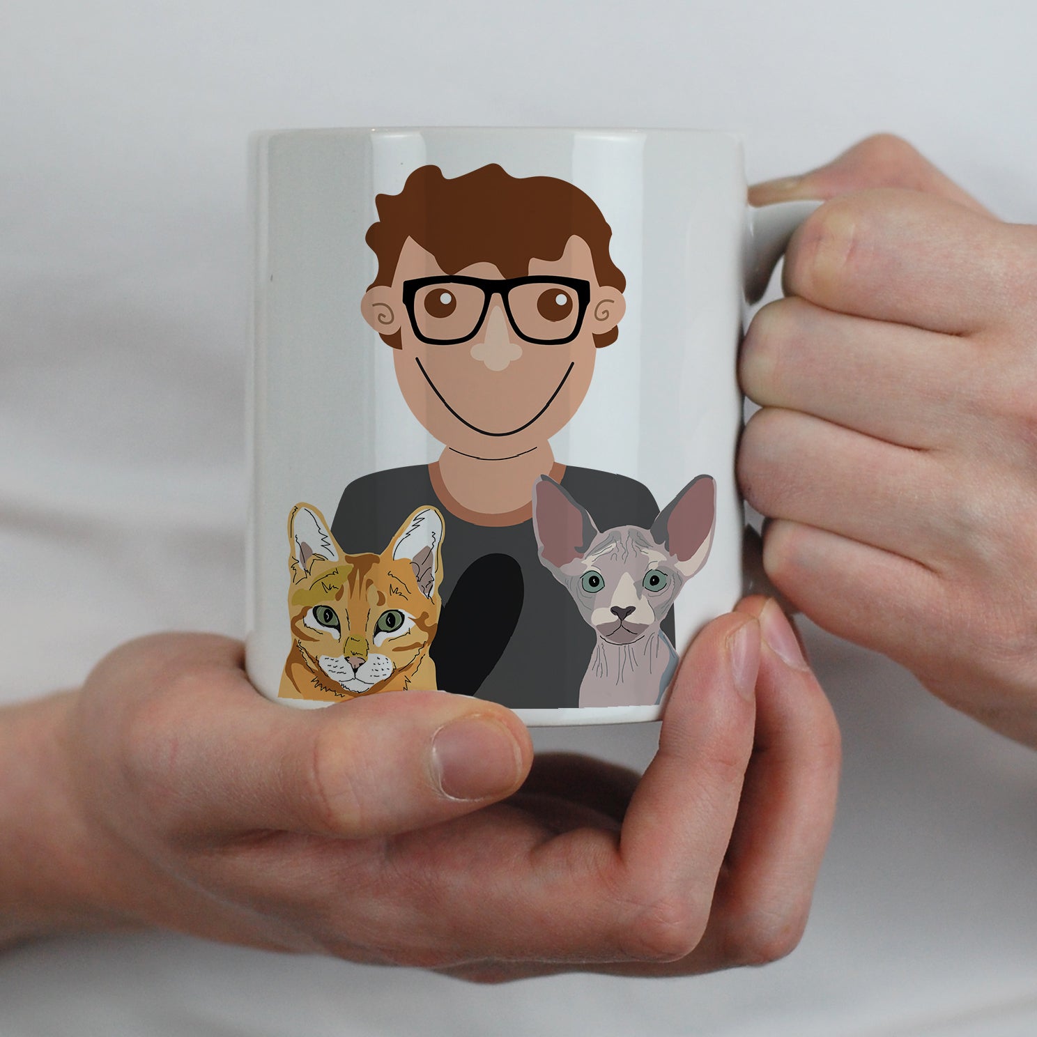 cat dad mug