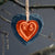 Couple Copper Heart Ornament - Afewhometruths