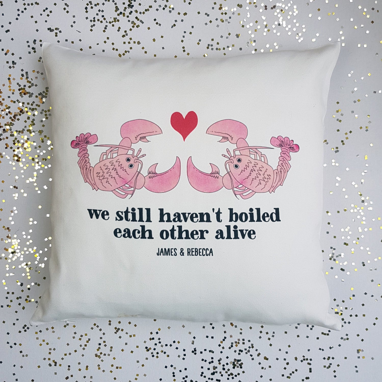 Lobster Personalised Cushion - Afewhometruths