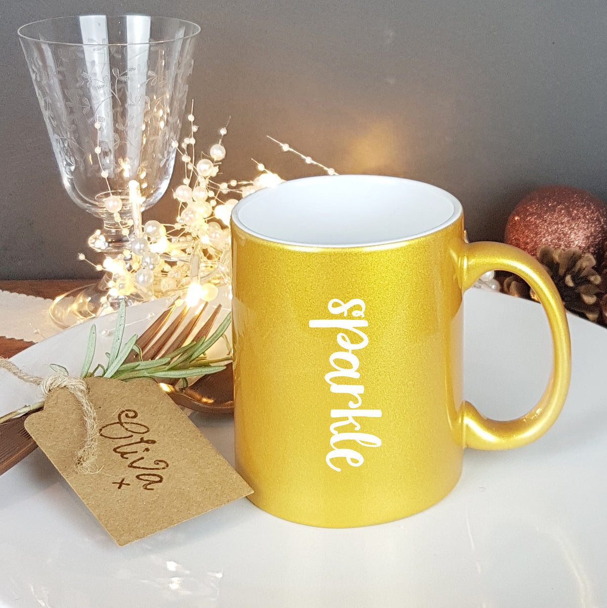 Golden Sparkle Gift Mug