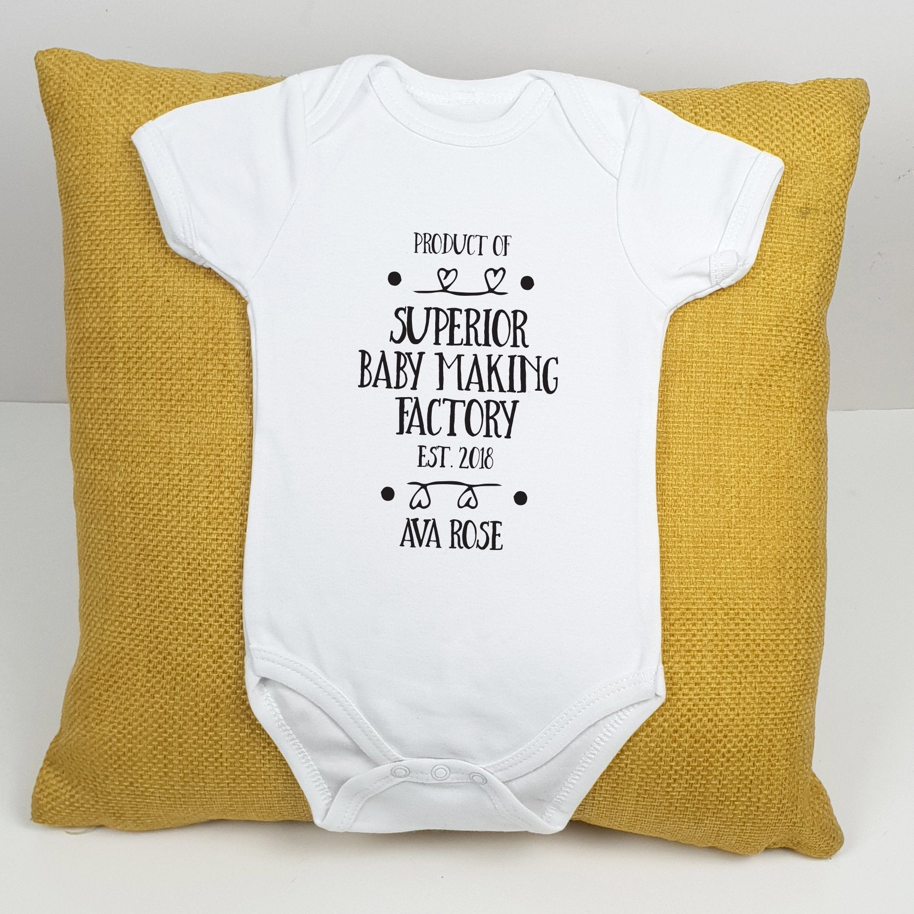 Babygrow 2025 Born In 2018 Baby Grow Baby Bodysuit Born In 2019