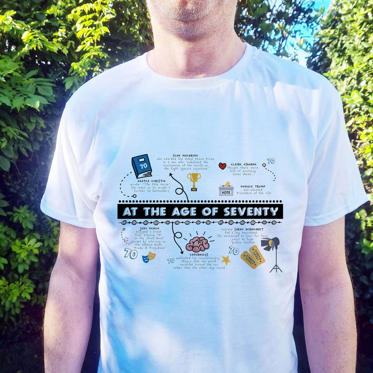 70th birthday t-shirt