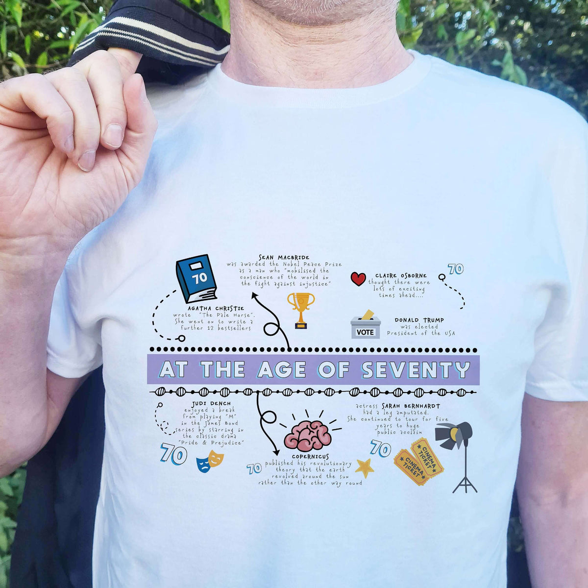 70th birthday t-shirt