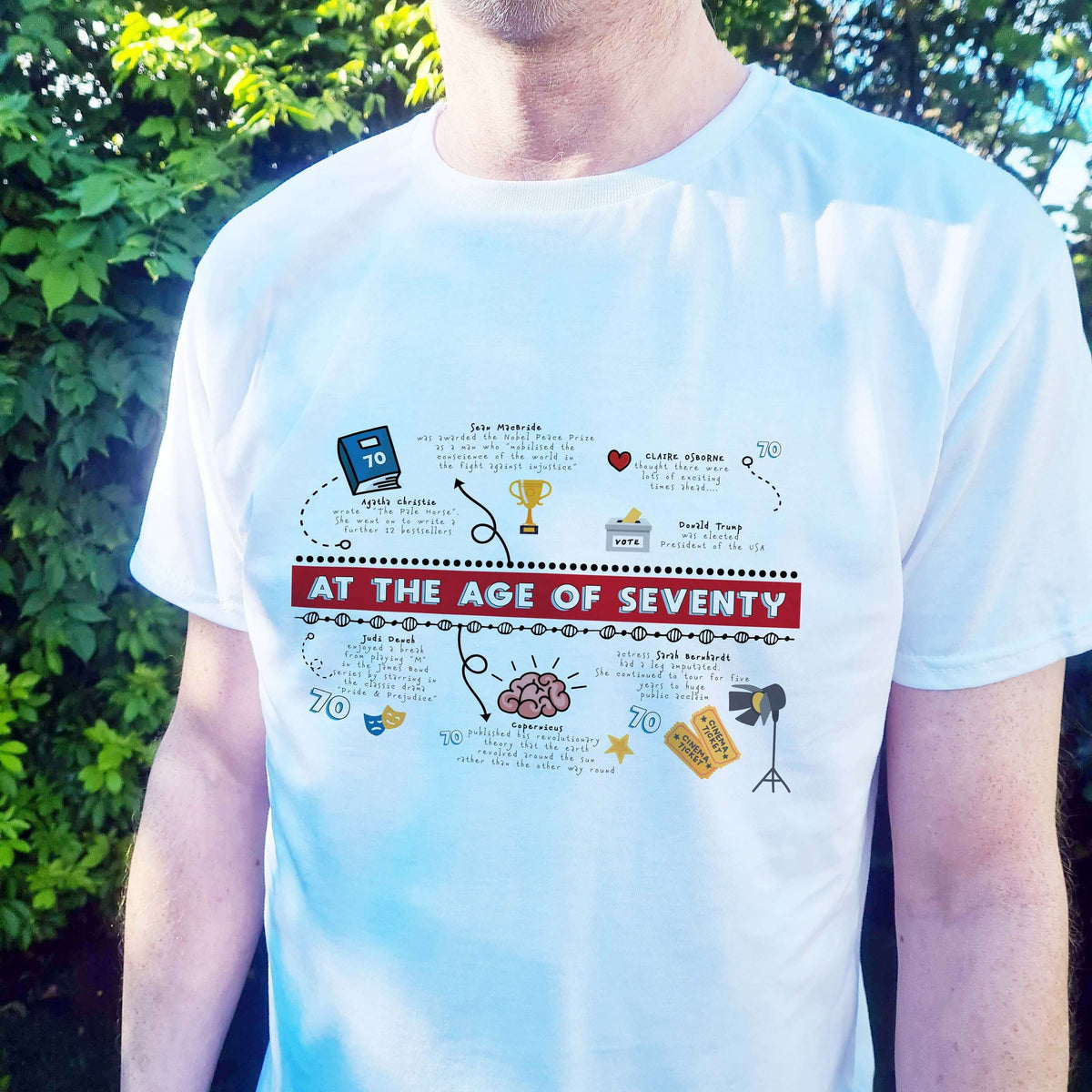 70th birthday shirt ideas