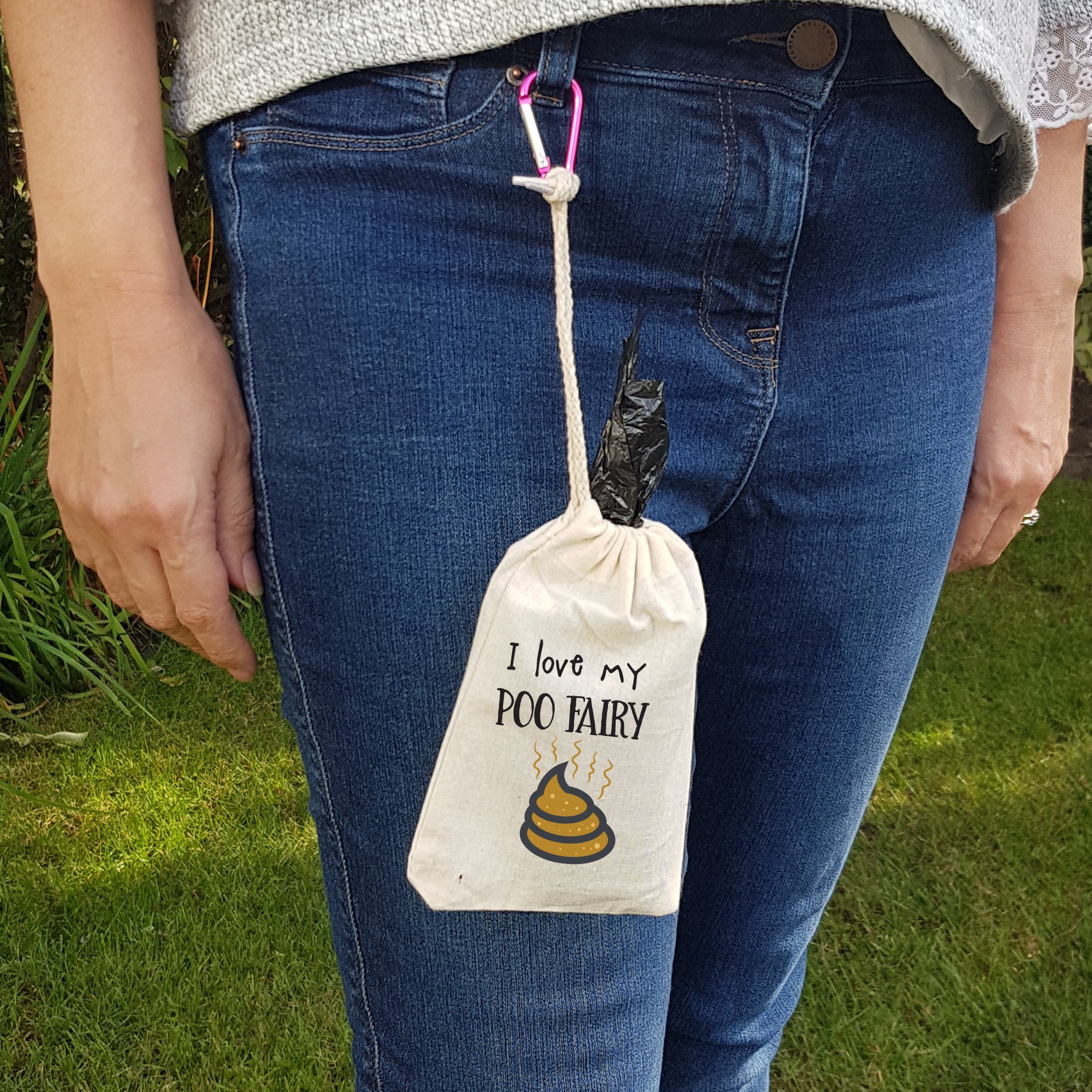 I Love My Poo Fairy Walkers Pouch and Clip - Afewhometruths
