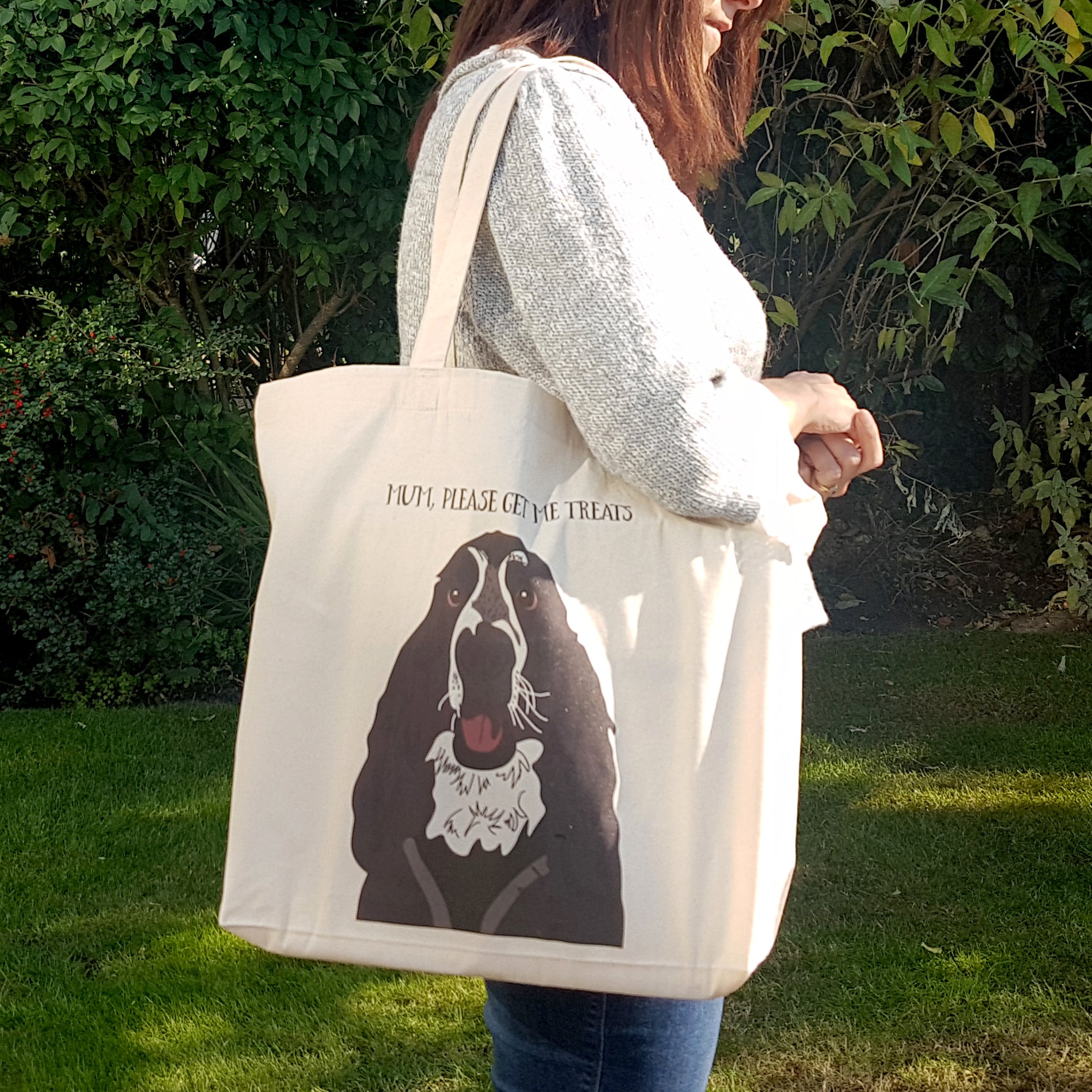 Personalised Dog Tote Shopper Bag - Afewhometruths