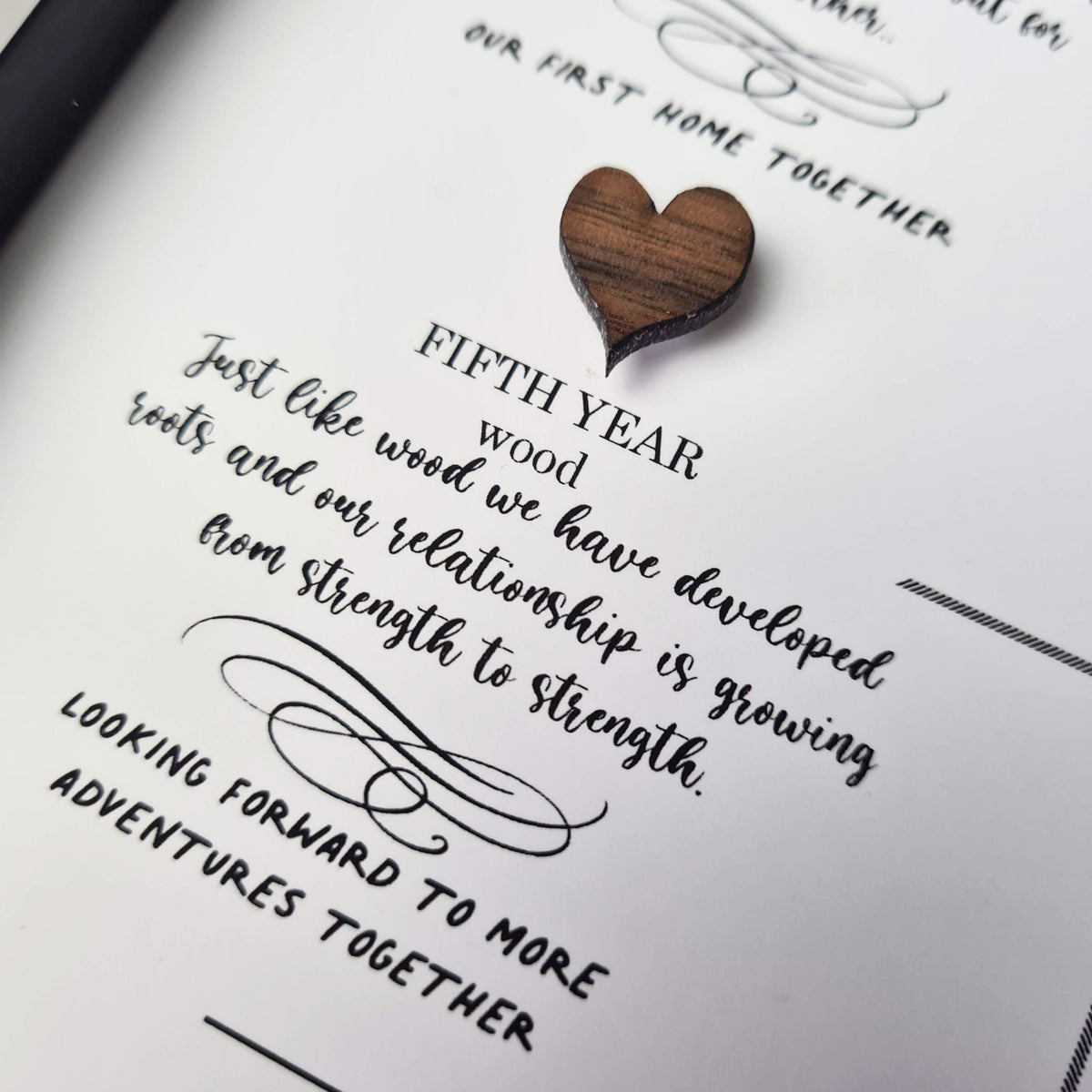 5th anniversary gifts for partner